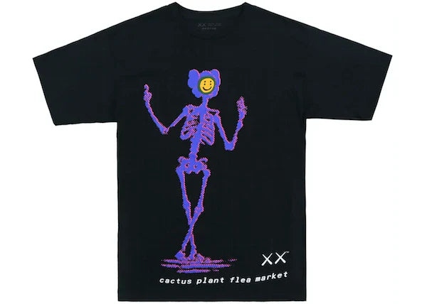 KAWS x Cactus Plant Flea Market T-Shirt Black