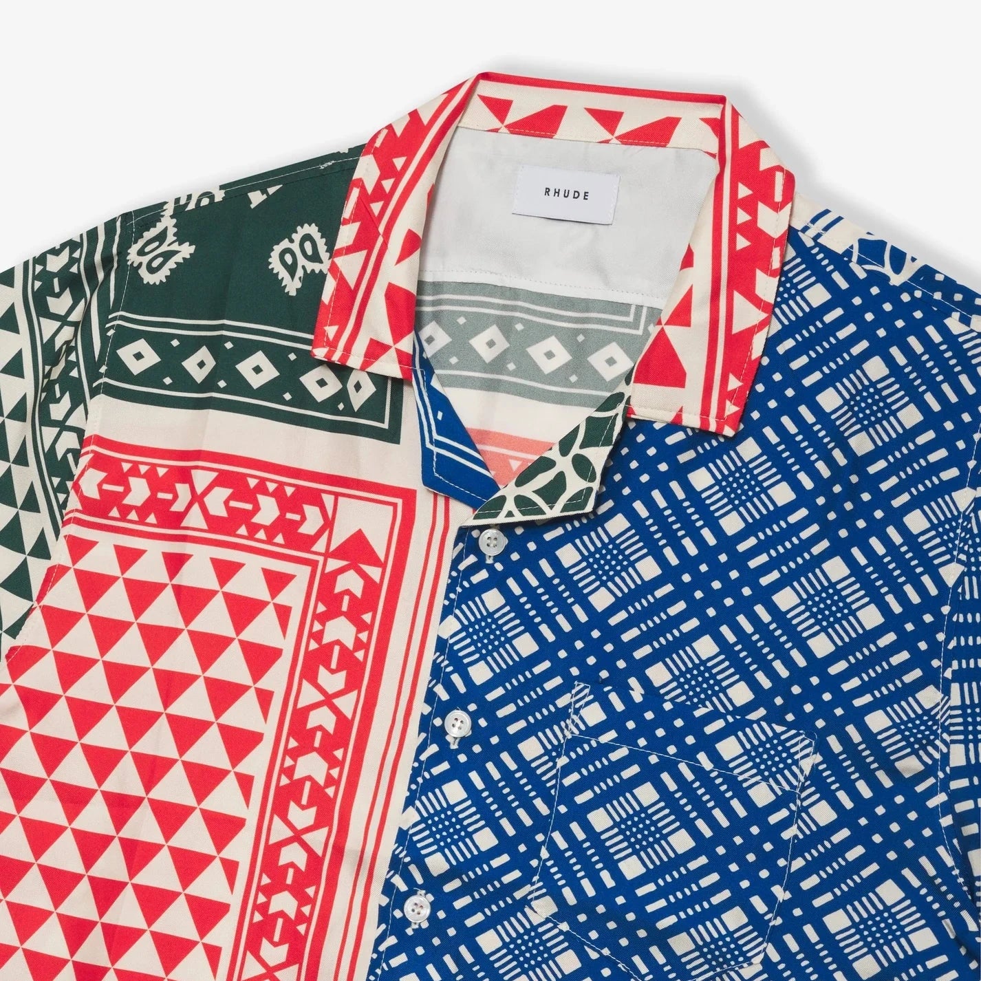 Rhude Silk Card SS Button Up