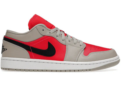 Jordan 1 Retro Low Light Iron Ore Siren Red W