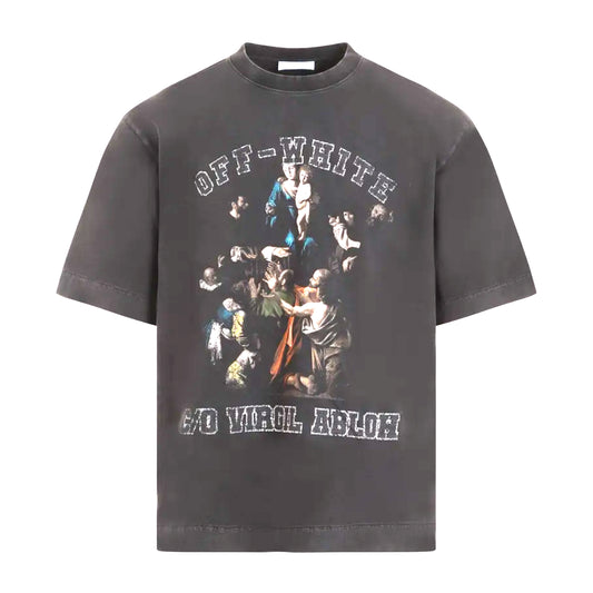 Off White Mary Skate S/S Tee- Black/White