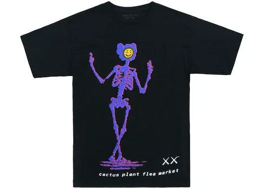 KAWS x Cactus Plant Flea Market T-Shirt Black