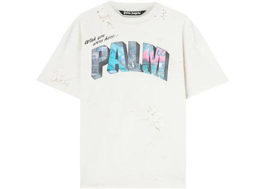 Palm Angels Palm Sign Print T-Shirt