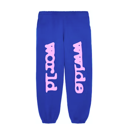 Sp5der Worldwide Sweatpants Beluga Blue