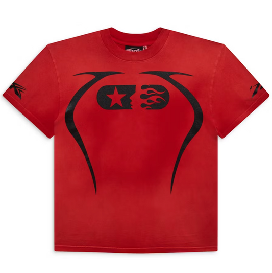 Hellstar Sports Warm Up T-Shirt Red