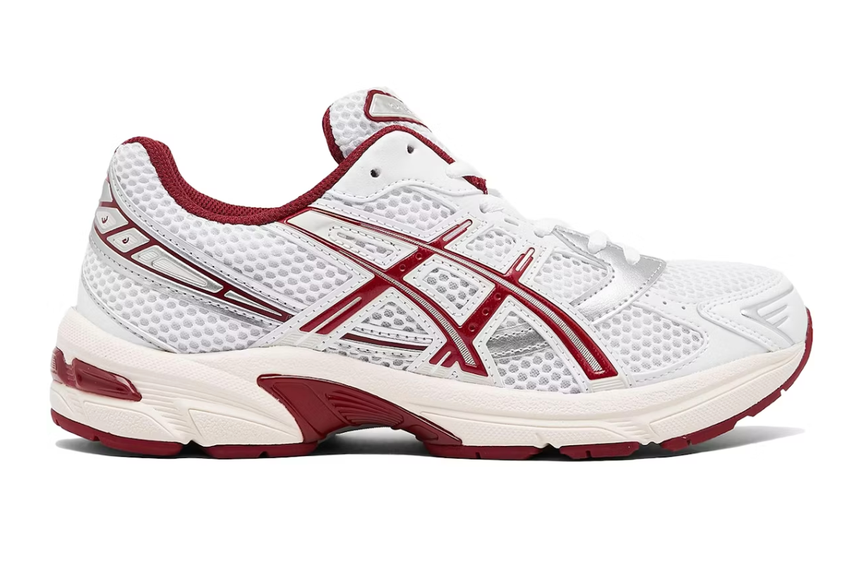 ASICS Gel-1130 White Red Dahlia Women's