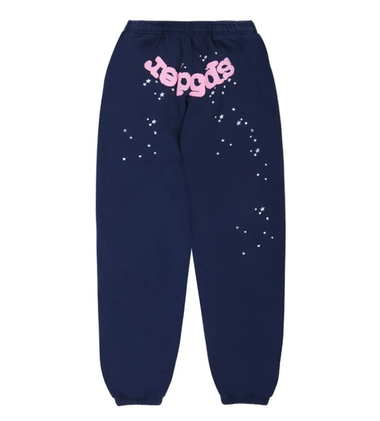 Sp5der Worldwide Sweatpants Atlanta Navy